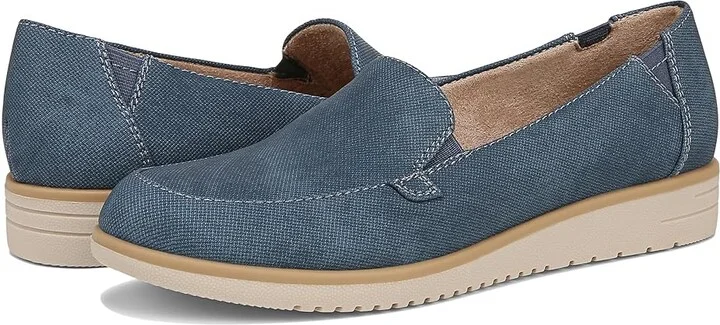 Naturalizer SOUL Naturalizer - Idea-Moc Women's Flat Shoes Indigo Faux Leather : 10 M (B) - Image 5