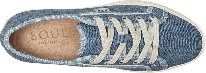 Naturalizer Soul Naturalizer Iliana Women's Shoes Denim Blue Faux Leather : 7 M (B) - Image 2