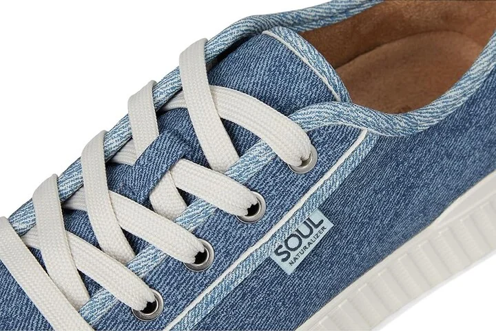 Naturalizer Soul Naturalizer Iliana Women's Shoes Denim Blue Faux Leather : 7 M (B) - Image 7