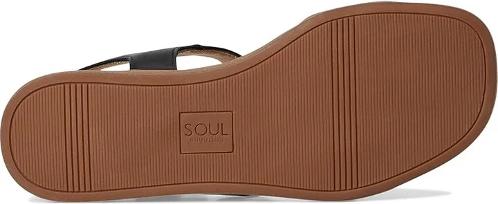Naturalizer SOUL Naturalizer Jayvee Women's Wedge Shoes Black Faux Leather : 7.5 M (B), Synthetic - Image 3