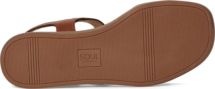 Naturalizer SOUL Naturalizer Jayvee Women's Wedge Shoes Brown Faux Leather : 8 M (B), Synthetic - Image 3