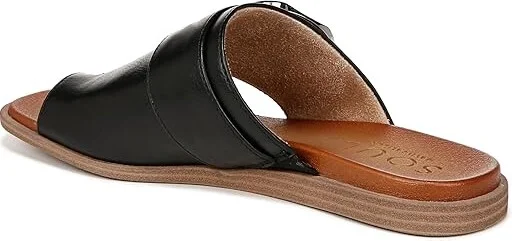 Naturalizer SOUL Naturalizer - Joanie Thongs Women's Sandals Black Faux Leather : 6.5 M (B), Rubber - Image 4