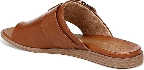 Naturalizer SOUL Naturalizer - Joanie Thongs Women's Sandals Mid Brown Faux Leather : 11 M (B), Rubber - Image 4