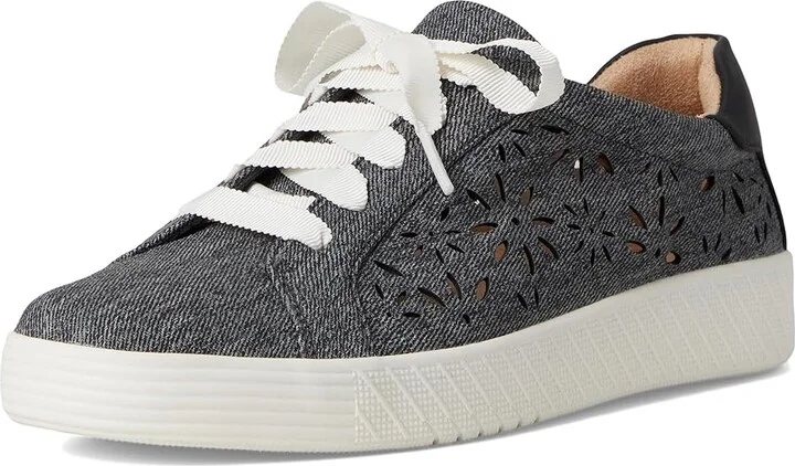 Naturalizer Soul Naturalizer Neela Perfect Women's Shoes Black Denim Pattern Faux Leather : 5 M (B) - Image 5