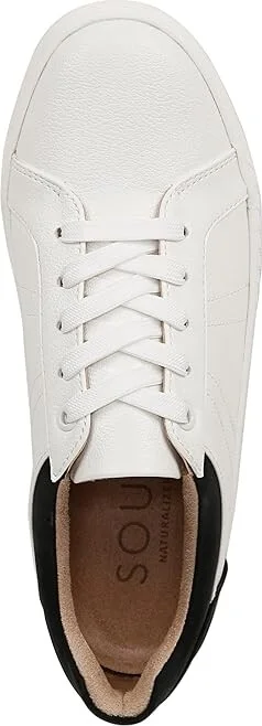 Naturalizer SOUL Naturalizer - Neela Women's Shoes White/Black Faux Leather : 6 M (B), Synthetic - Image 2