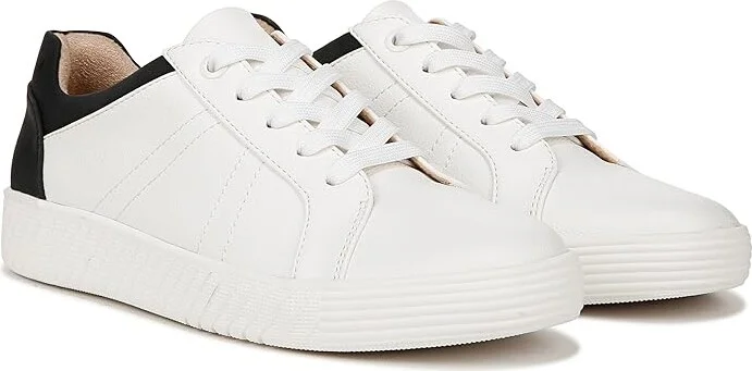 Naturalizer SOUL Naturalizer - Neela Women's Shoes White/Black Faux Leather : 6 M (B), Synthetic