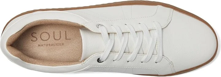 Naturalizer SOUL Naturalizer - Neela Women's Shoes White Faux Leather : 9 M (B), Synthetic - Image 2