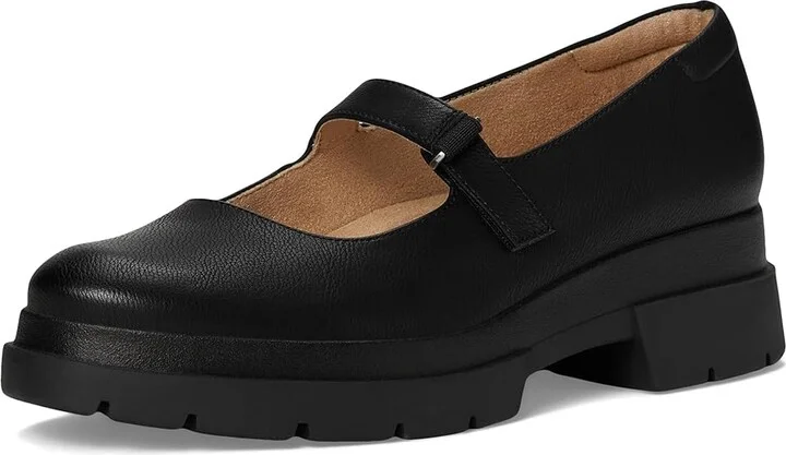 Naturalizer SOUL Naturalizer - Olivet Women's Flat Shoes Black Faux Leather : 8 M (B) - Image 5