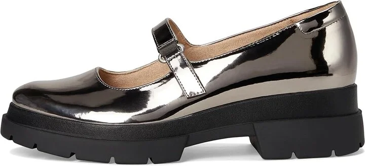 Naturalizer SOUL Naturalizer - Olivet Women's Flat Shoes Pewter Faux Leather : 10 M (B) - Image 6