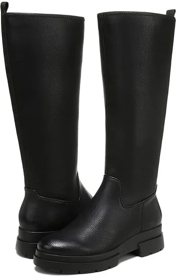 Naturalizer SOUL Naturalizer Orchid - Extra Wide Calf Boot - Water Repellent Women's Boots Black : 8 WW (E), Rubber/Synthetic/Textile - Image 5