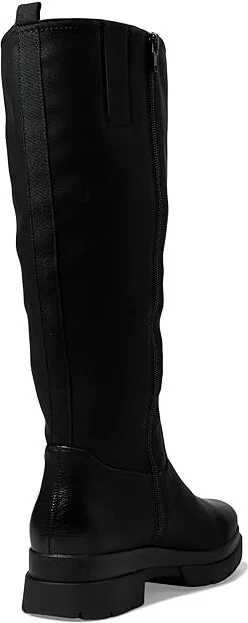 Naturalizer SOUL Naturalizer Orchid - Wide Calf Boot - Water Repellent Women's Boots Black Smooth Synthetic : 7.5 M (B), Nubuck/Rubber - Image 4