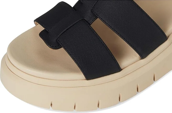 Naturalizer SOUL Naturalizer Pippa Women's Wedge Shoes Black Faux Leather : 7 M (B), Synthetic - Image 7