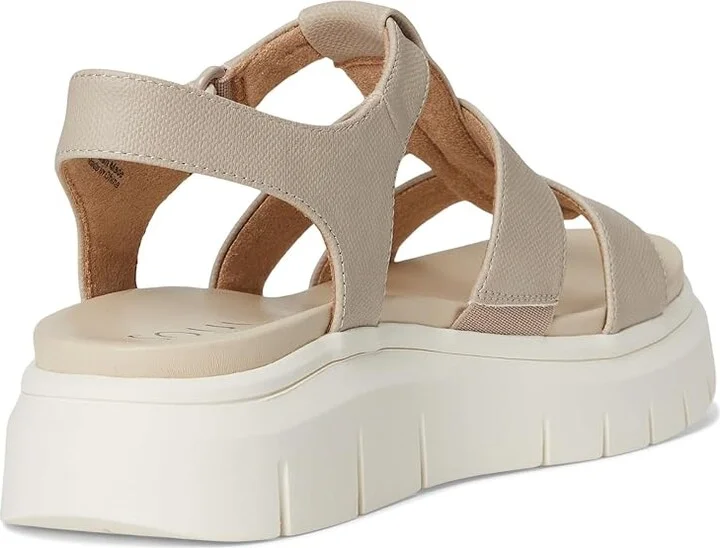Naturalizer SOUL Naturalizer Pippa Women's Wedge Shoes Dark Porcelain Faux Leather : 6 M (B), Synthetic - Image 4
