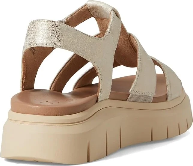Naturalizer SOUL Naturalizer Pippa Women's Wedge Shoes Gold Faux Leather : 10 M (B), Synthetic - Image 4