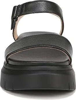Naturalizer SOUL Naturalizer - Poppi Ankle Strap Platform Flat Sandal Women's Sandals Black Faux Leather : 10 M (B) - Image 5