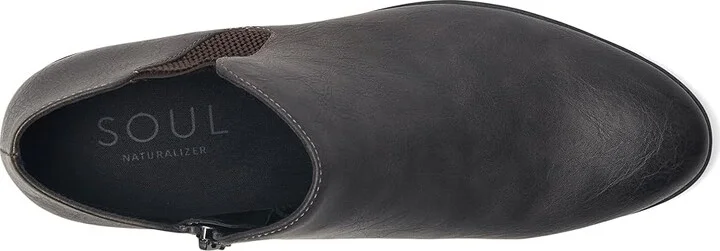 Naturalizer SOUL Naturalizer Respect Women's Boots Smoky Grey Faux Leather : 8.5 W (C), Synthetic - Image 2