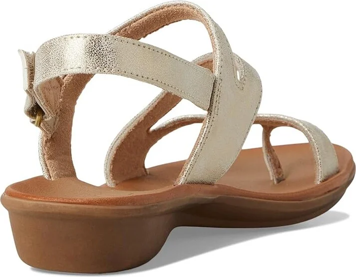 Naturalizer SOUL Naturalizer Shakina Women's Wedge Shoes Gold Faux Leather : 7.5 M (B), Synthetic - Image 4