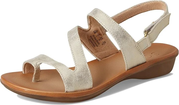 Naturalizer SOUL Naturalizer Shakina Women's Wedge Shoes Gold Faux Leather : 7.5 M (B), Synthetic - Image 5