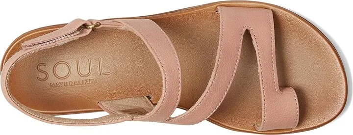 Naturalizer SOUL Naturalizer Shakina Women's Wedge Shoes Mauve Pink Faux Leather : 11 M (B), Synthetic - Image 2