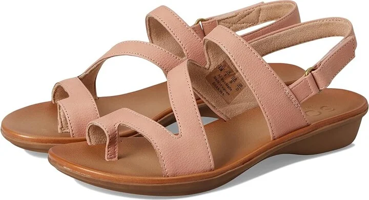Naturalizer SOUL Naturalizer Shakina Women's Wedge Shoes Mauve Pink Faux Leather : 11 M (B), Synthetic