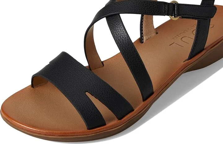 Naturalizer SOUL Naturalizer Shenna Women's Wedge Shoes Black Faux Leather : 6 M (B), Synthetic - Image 7