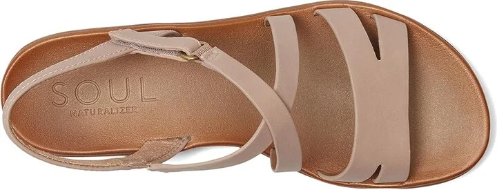 Naturalizer SOUL Naturalizer Shenna Women's Wedge Shoes Vintage Mauve Faux Nubuck : 7 W (C), Synthetic - Image 2