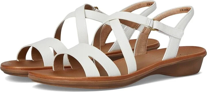 Naturalizer SOUL Naturalizer Shenna Women's Wedge Shoes White Faux Leather : 7.5 M (B), Synthetic