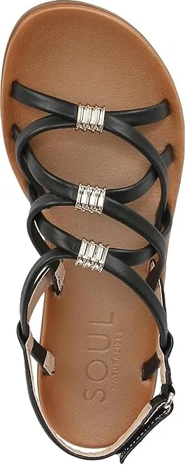 Naturalizer SOUL Naturalizer - Sierra Women's Shoes Black Smooth Faux Leather : 6.5 W (C), Synthetic - Image 2