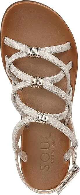 Naturalizer SOUL Naturalizer - Sierra Women's Shoes Gold Faux Leather : 6 W (C), Synthetic - Image 2