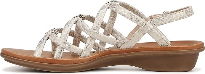 Naturalizer SOUL Naturalizer - Sierra Women's Shoes Gold Faux Leather : 6 W (C), Synthetic - Image 6