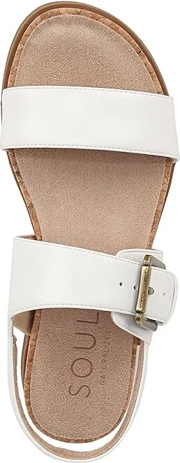 Naturalizer SOUL Naturalizer - SOUL Naturalizer - Cindi-Sling Women's Sandals White Faux Leather : 11 M (B), Synthetic - Image 2