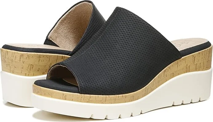 Naturalizer SOUL Naturalizer - SOUL Naturalizer - Goodtimes-M Women's Sandals Black Manmade : 7.5 W (C), Synthetic