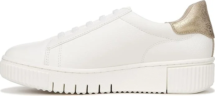 Naturalizer SOUL Naturalizer - Tia Step-In Women's Shoes White/Gold Leather : 7.5 M (B), Rubber - Image 5