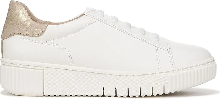 Naturalizer SOUL Naturalizer - Tia Step-In Women's Shoes White/Gold Leather : 7.5 M (B), Rubber - Image 6