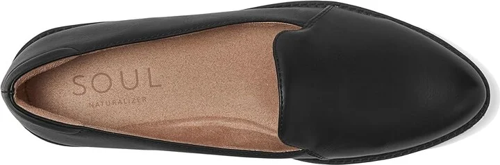 Naturalizer SOUL Naturalizer - Yippee Women's Flat Shoes Black Faux Leather : 11 M (B) - Image 2