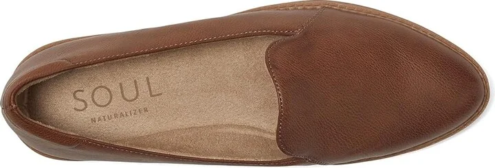 Naturalizer SOUL Naturalizer - Yippee Women's Flat Shoes Saddle Brown Faux Leather : 8.5 M (B) - Image 2