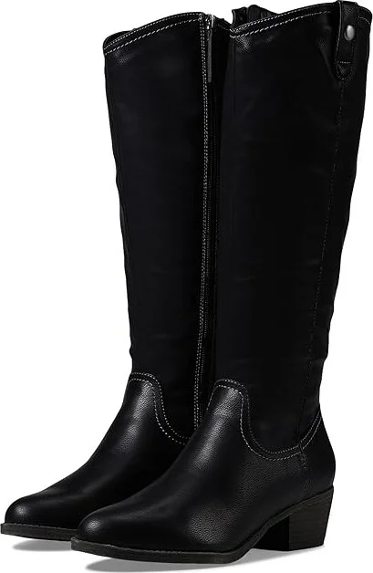 Naturalizer SOUL Naturalizer Zoya Women's Boots Black Faux Leather : 8 M (B), Rubber/Textile