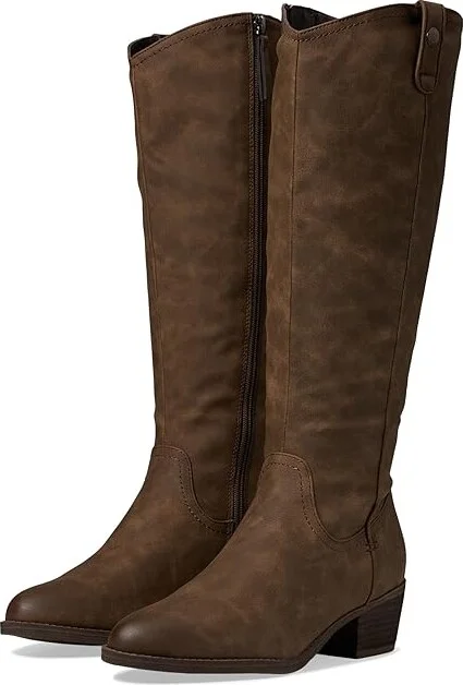 Naturalizer SOUL Naturalizer Zoya Women's Boots Brown Faux Leather : 7 W (C), Rubber/Textile