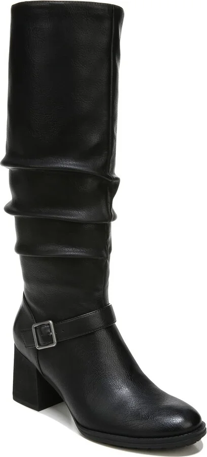 Naturalizer SOUL Womens Frost Knee High Boot Black Wide Calf 8 M