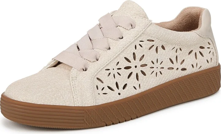 Naturalizer Soul Women's Neela-Perf Sneaker Light Sand Beige Fabric 6 W