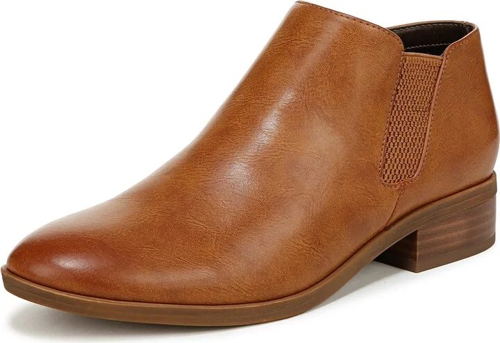 Naturalizer SOUL Women's Respect Casual Shootie Short Ankle Bootie Ankle Boot Gingerbread Brown 7 W