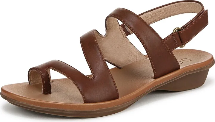 Naturalizer SOUL Women's Shakina Sandal Toffee Brown 5 M
