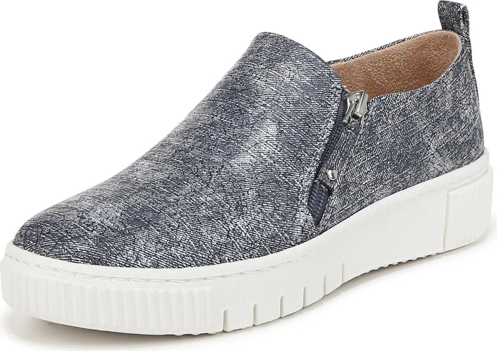 Naturalizer Soul Women's Turner Platform Slip On Fashion Sneaker Loafer Denim Blue 7 M
