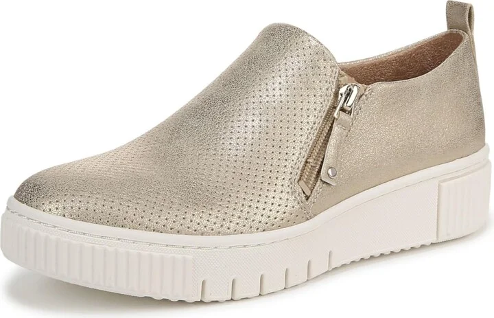 Naturalizer Soul Womens Turner Sneaker Soft Gold Metallic 6.5 W