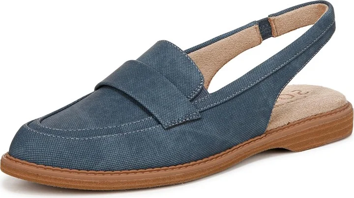 Naturalizer Soul Womens Yeah Slingback Casual Loafers Indigo Denim Blue 6 M