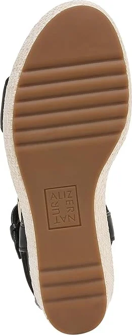 Naturalizer Stella Ankle Straps Women's Sandals Black Leather : 9.5 M (B), Leather/Rubber - Image 3