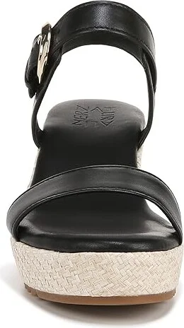 Naturalizer Stella Ankle Straps Women's Sandals Black Leather : 9.5 M (B), Leather/Rubber - Image 5