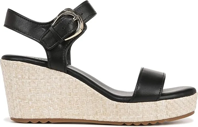 Naturalizer Stella Ankle Straps Women's Sandals Black Leather : 9.5 M (B), Leather/Rubber - Image 7
