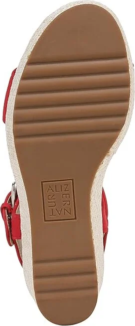 Naturalizer Stella Ankle Straps Women's Sandals Crantini Red Nubuck : 10.5 M (B), Leather/Rubber - Image 3