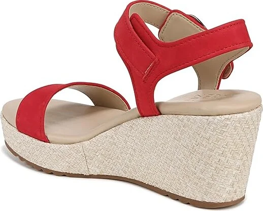 Naturalizer Stella Ankle Straps Women's Sandals Crantini Red Nubuck : 10.5 M (B), Leather/Rubber - Image 4